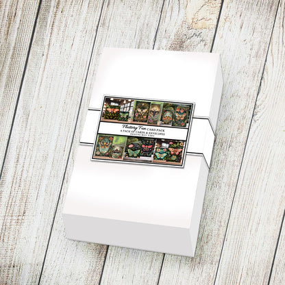 The Crafty Witches - Fluttery Fun Ready Made Cards Download Collection