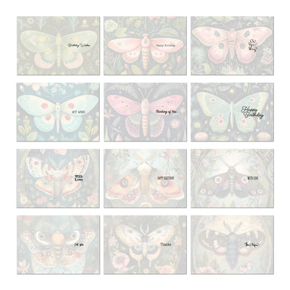 The Crafty Witches - Fluttery Fun Ready Made Cards Download Collection