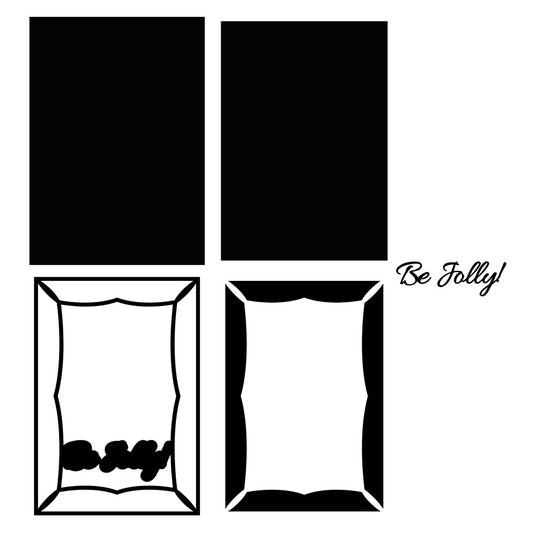 The Crafty Witches - Fantastical Festive Frames SVG Files