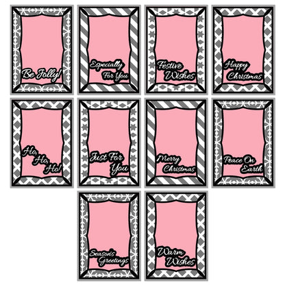 The Crafty Witches - Fantastical Festive Frames SVG Files
