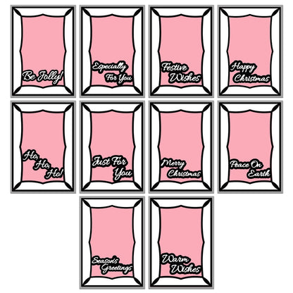 The Crafty Witches - Fantastical Festive Frames SVG Files