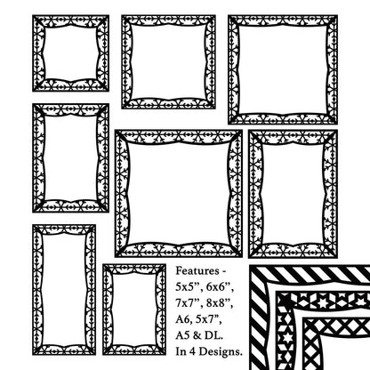 The Crafty Witches - Fantastical Festive Frames SVG Files
