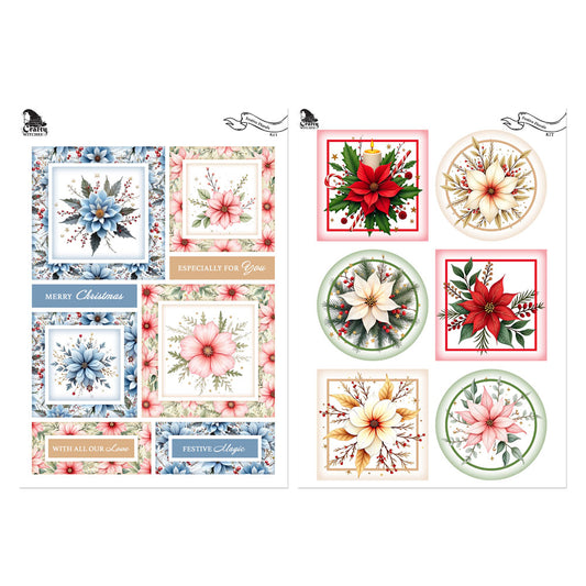 The Crafty Witches - Festive Florals Digital Kit