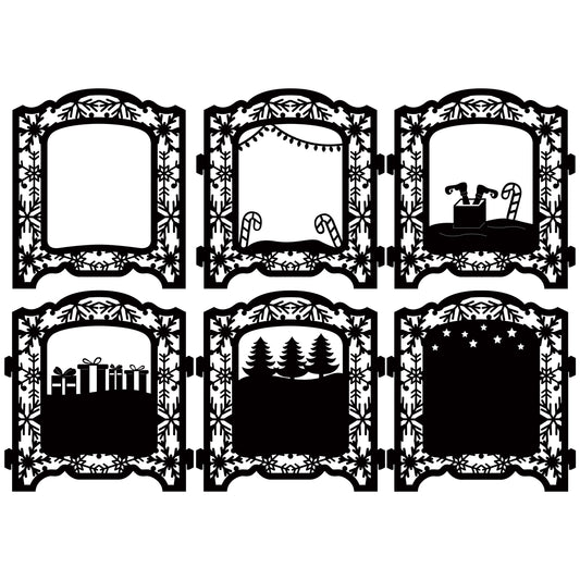 The Crafty Witches - Festive Shadow Boxes SVG Cutting Files