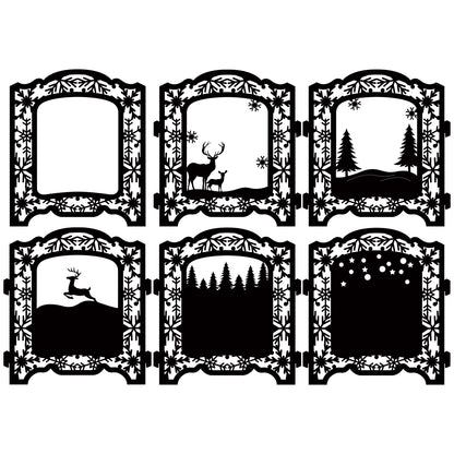 The Crafty Witches - Festive Shadow Boxes SVG Cutting Files