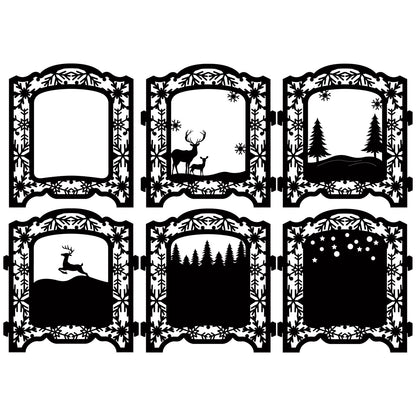 The Crafty Witches - Festive Shadow Boxes SVG Files Kit