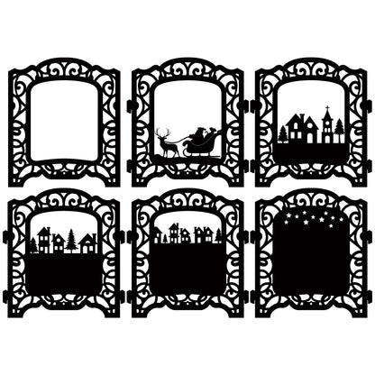 The Crafty Witches - Festive Shadow Boxes SVG Cutting Files