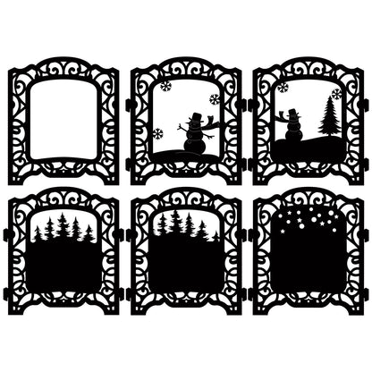 The Crafty Witches - Festive Shadow Boxes SVG Files Kit