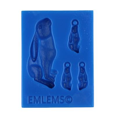 Emlems - Hares Jewellery Set Silicone Mould