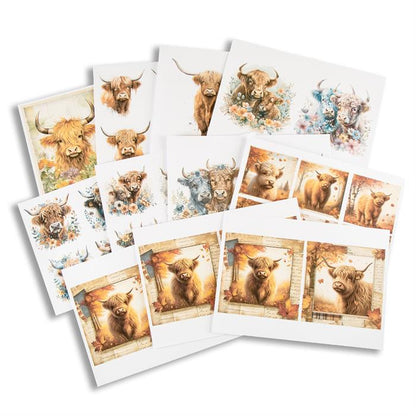 Emlems - Highland Cow Papers Download 35x A4