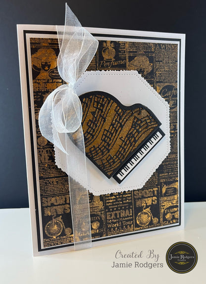 Jamie Rodgers Crafts - Piano Craft Die Set - The Musical Collection