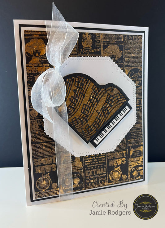 Jamie Rodgers Crafts - Piano Craft Die Set - The Musical Collection