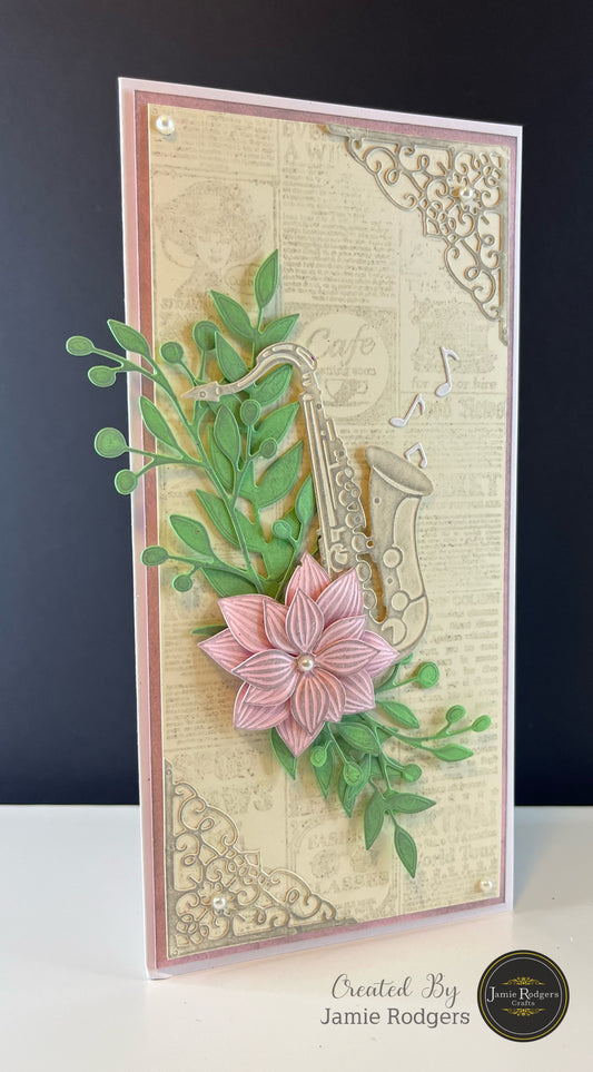 Jamie Rodgers Crafts - Saxophone Craft Die Set - The Musical Collection