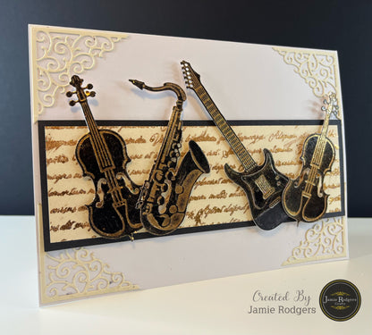 Jamie Rodgers Crafts - Violin Craft Die Set - The Musical Collection
