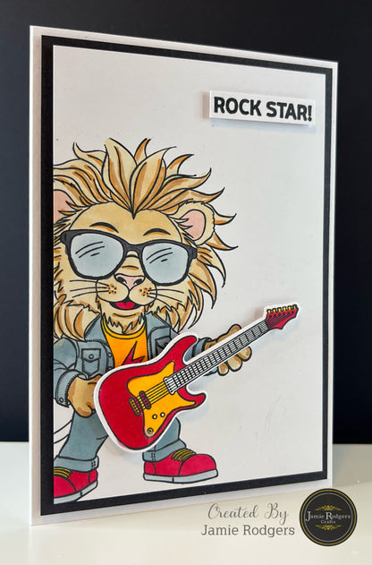 Jamie Rodgers Crafts - Guitar Craft Die Set - The Musical Collection