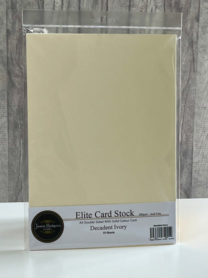 Jamie Rodgers Crafts - Elite Card - 300gsm Pack of 10