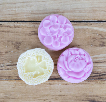 Creativ Silicone Mould - Round with Flower Design