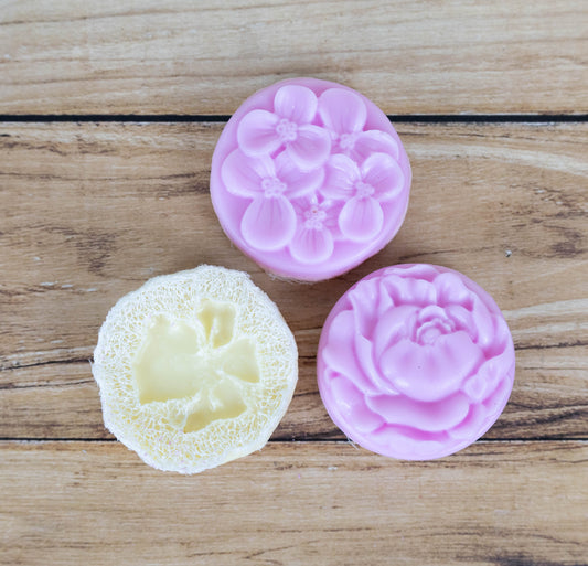 Creativ Silicone Mould - Round with Flower Design