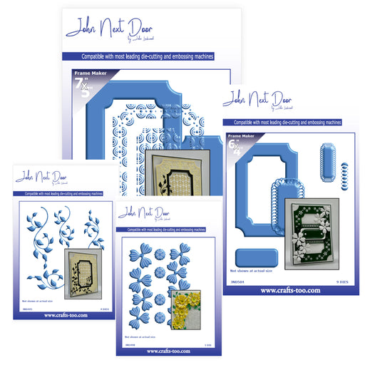 John Next Door - Notched Rectangle FrameMakers Complete Collection - 4 Die Sets - Save £6