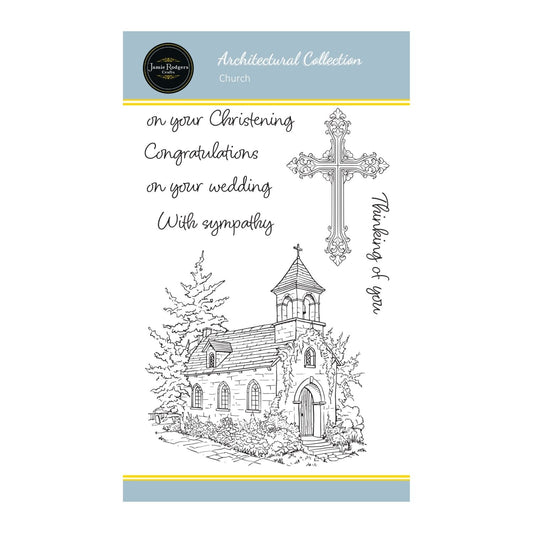 Jamie Rodgers Crafts - Church Clear Stamp Set - Architectural Collection