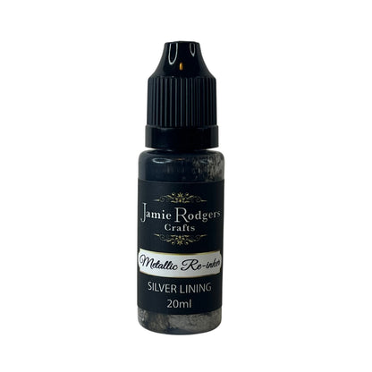 Jamie Rodgers Crafts - Metallic Ink Pad Re-inker 20ml