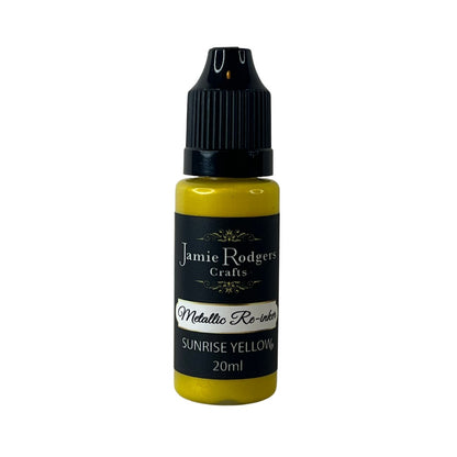 Jamie Rodgers Crafts - Metallic Ink Pad Re-inker 20ml