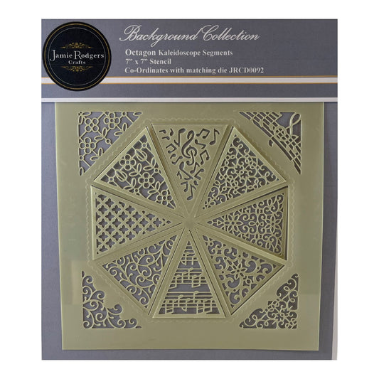Jamie Rodgers Crafts - Octagon Kaleidoscope Segments Stencil