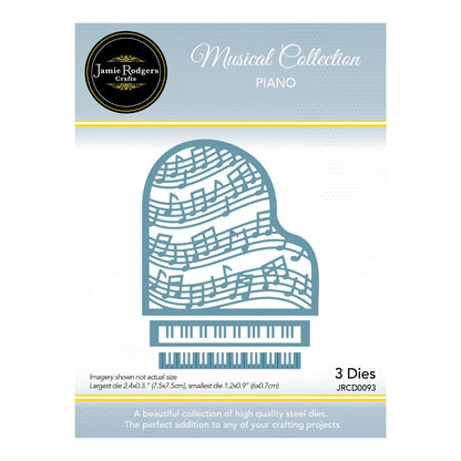 Jamie Rodgers Crafts - Piano Craft Die Set - The Musical Collection