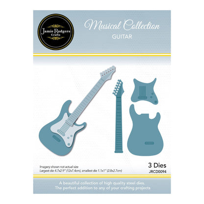 Jamie Rodgers Crafts - Guitar Craft Die Set - The Musical Collection