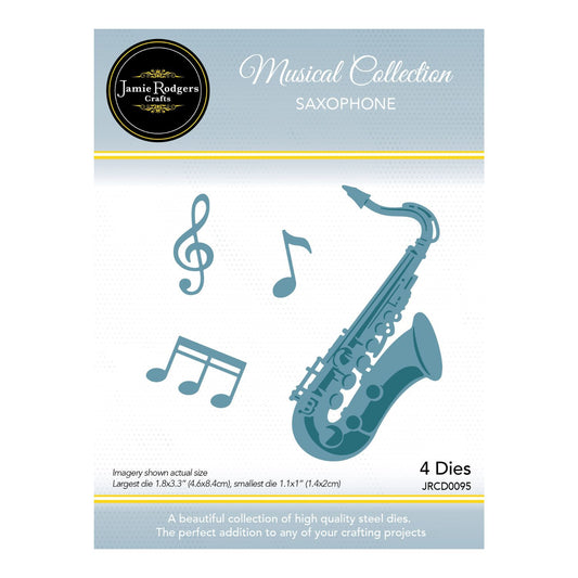 Jamie Rodgers Crafts - Saxophone Craft Die Set - The Musical Collection