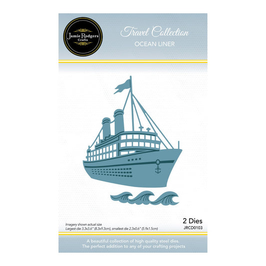 Jamie Rodgers Crafts - Ocean Liner Craft Die Set - Travel Collection