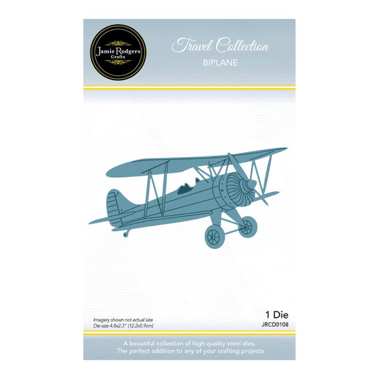 Jamie Rodgers Crafts - Biplane Craft Die - Travel Collection