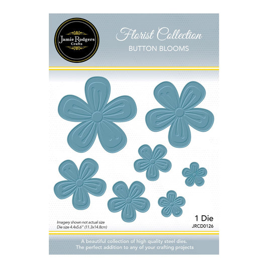 Jamie Rodgers Crafts - Button Blooms Craft Die - Florist Collection