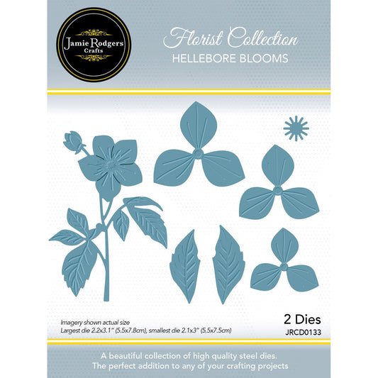 Jamie Rodgers Crafts - Hellebore Blooms Craft Die Set