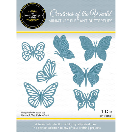 Jamie Rodgers Crafts - Miniature Elegant Butterflies Die
