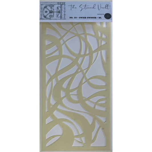 The Stencil Vault - DL Stencil No 29 - Swish Swoosh