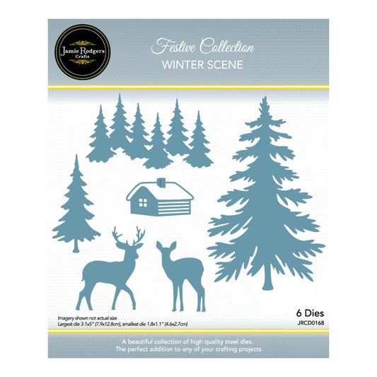 Jamie Rodgers Crafts - Winter Scene Craft Die Set - Festive Collection