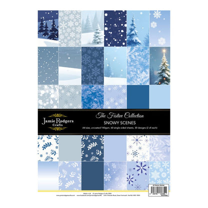 Jamie Rodgers Crafts - Snowy Scenes Paper Pad - 60 Sheets A4 140gsm