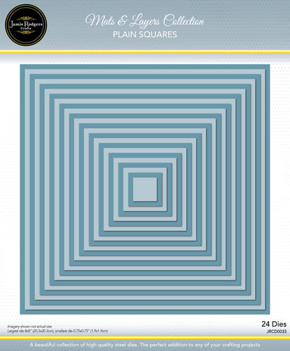 Jamie Rodgers Crafts - Squares Layering Die Set