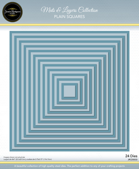 Jamie Rodgers Crafts - Squares Layering Die Set