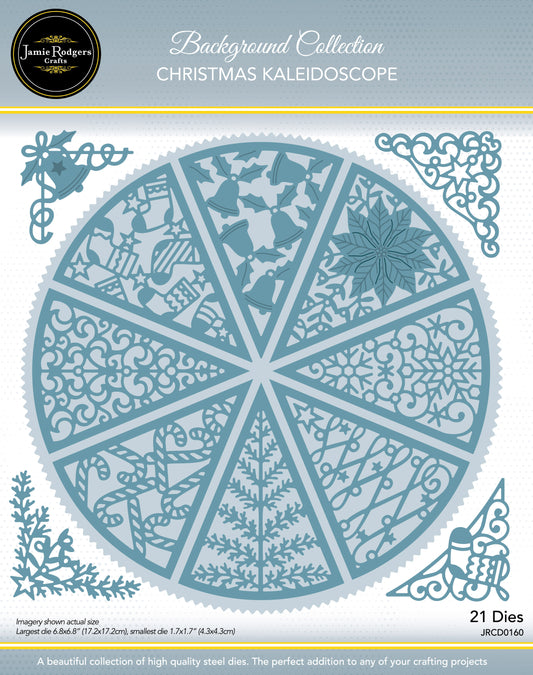 Jamie Rodgers Crafts - Christmas Kaleidoscope Die Set - Background Collection