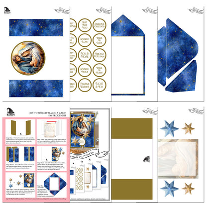 The Crafty Witches - Magic a Card Vol VI set of 3 card sets. They include: Joy to the World, Penguin Shuffle & Snow Much Fun Kits