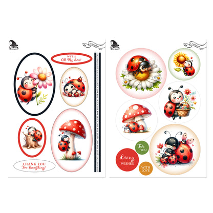 The Crafty Witches - Ladybug Ball Digital Kit