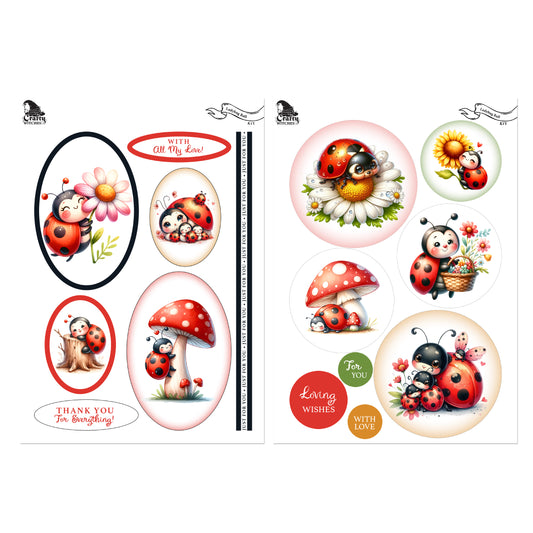 The Crafty Witches - Ladybug Ball Digital Kit