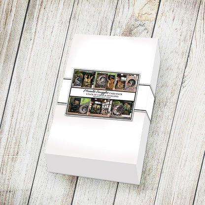 The Crafty Witches - Moonlit Snuggles Ready Made Cards Download Collection