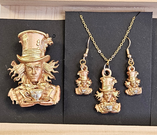 Emlems - Mad Hatter Jewellery Set Silicone Mould