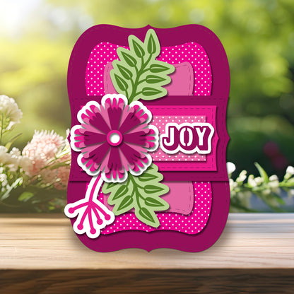 The Crafty Witches - Floral Bewitching Cards SVG & PDF Files