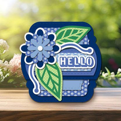 The Crafty Witches - Floral Bewitching Cards SVG & PDF Files