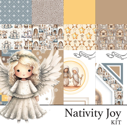 The Crafty Witches - 3 for 2 Digital Kits: Frosted Elegance, Nativity Joy & Home for Christmas Kits