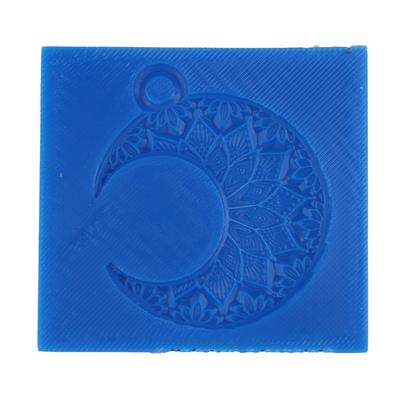 Emlems - Ornate Moon Pendant Silicone Mould